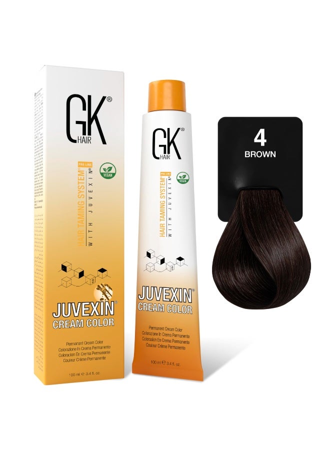 GK HAIR Color - 4 Brown 100ML